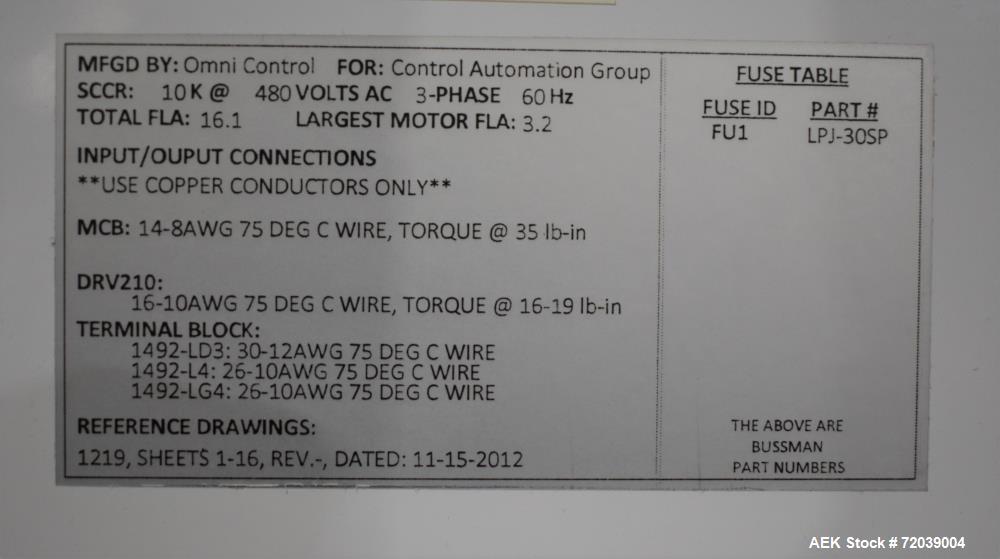 Used- DTM Packaging / PagoMat Pressure Sensitive Labeler